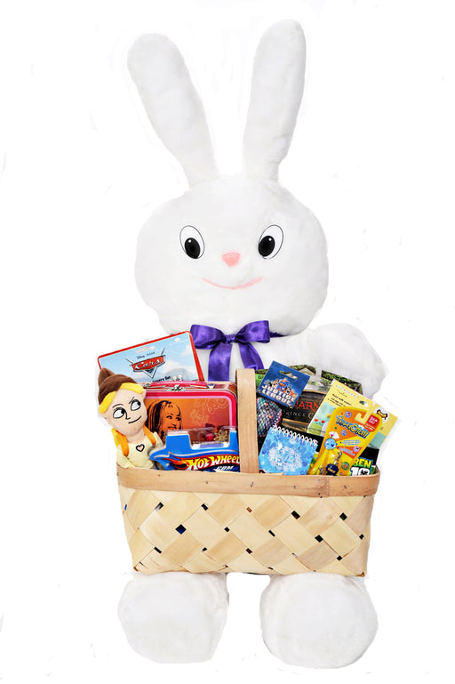 Easter Bunny with Toy Filled Basket -Giant Sweepstakes Promotional Item - screengemsinc