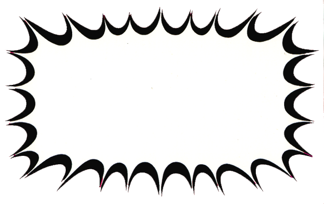 Black & White Sunburst Shelf Signs 5.5" W x 3.5" H -100 signs