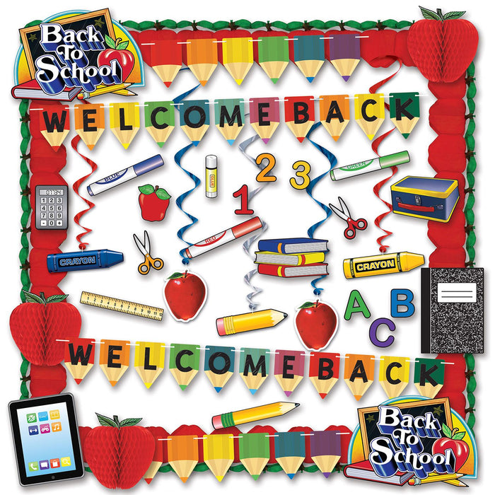 Back to School Display Decoration Kit-36 pieces