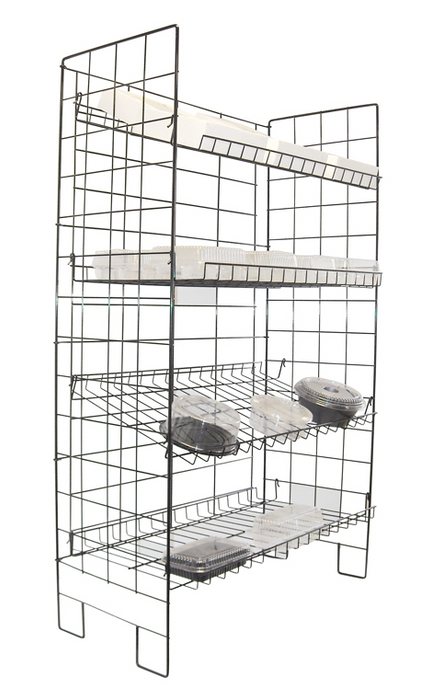 Bakers Wire Display Rack with Adjustable Shelves