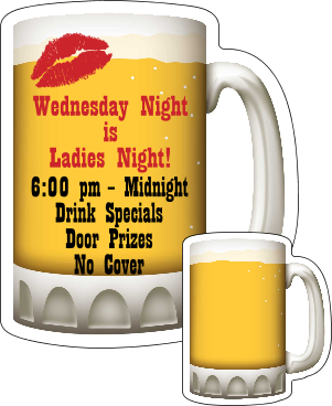 Beer Mug Coasters for Craft Brewery-Custom Printed 1000 pieces