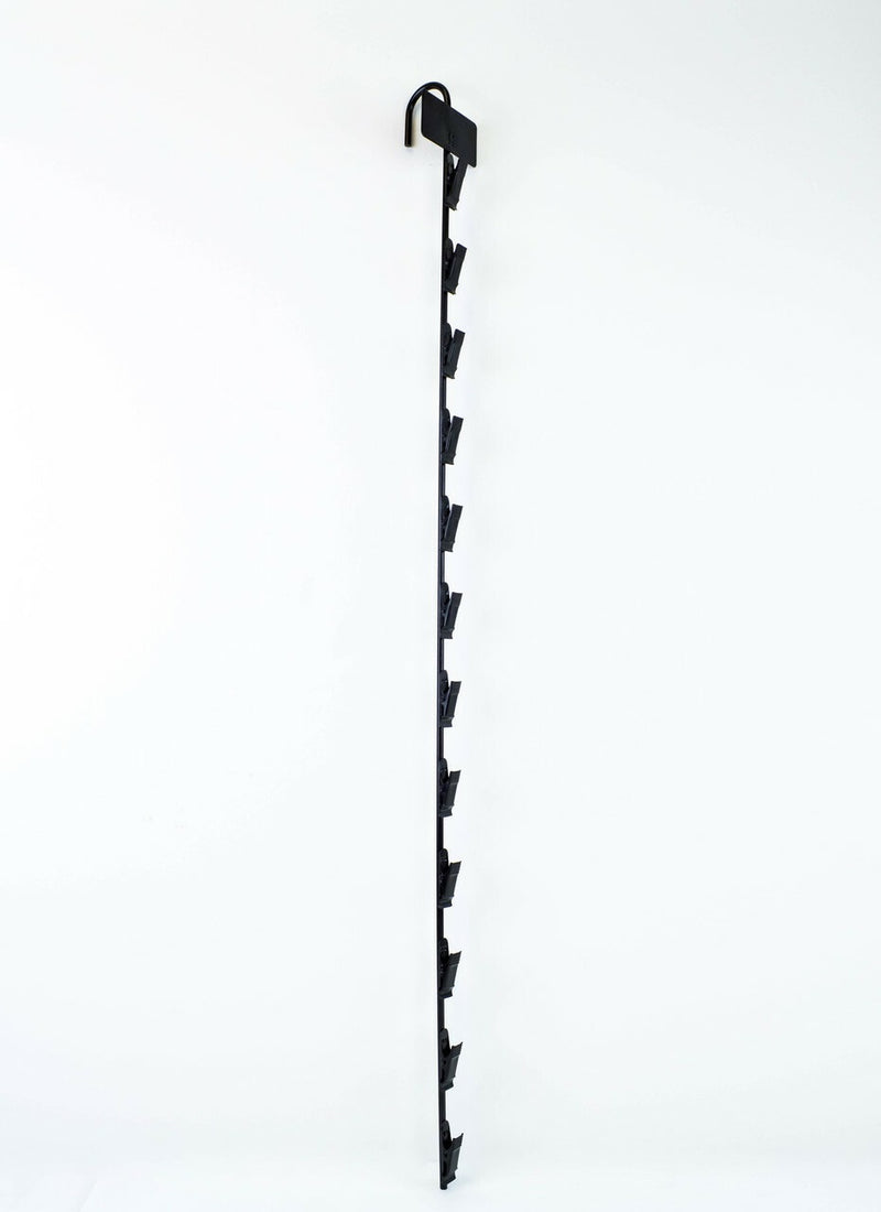 Black Metal Merchandising Strip with Scan Price Plate-12 station-25 pieces