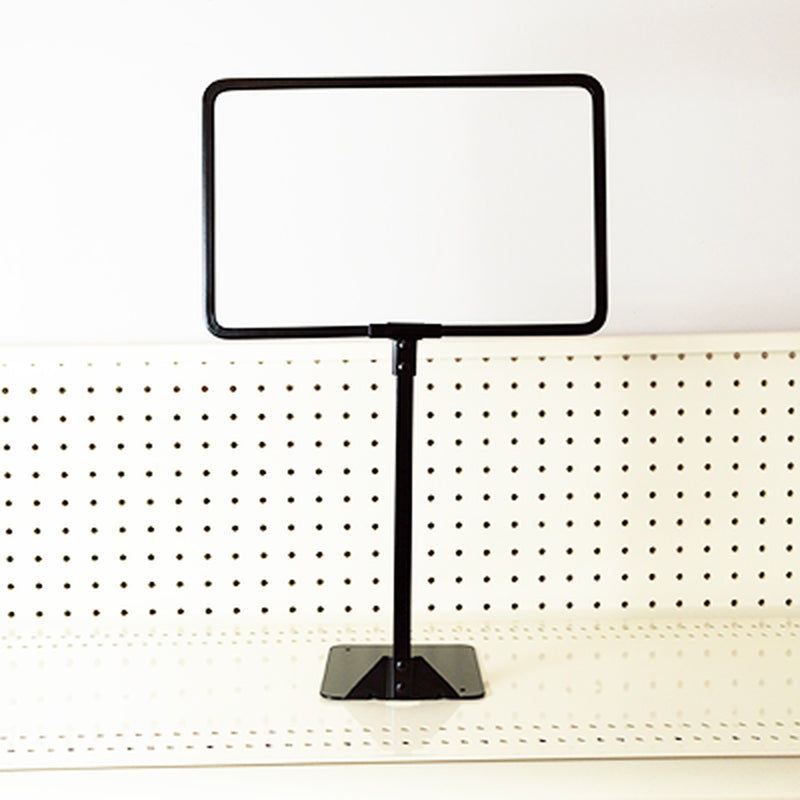 Black Metal Shovel Base Sign Frames -14" W x 11"H -10 pieces