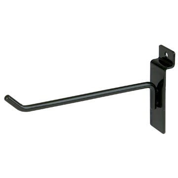 Slatwall 8" Black Hooks- Value Priced- 96 pieces