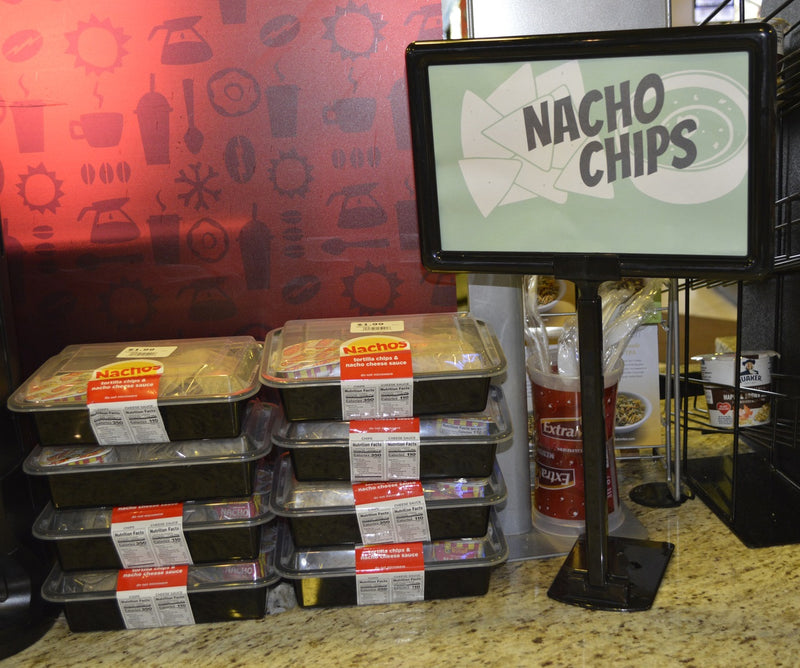 Black Plastic Shovel Base Adjustable Sign Holder Frames-11"w x 7"h-10 pieces