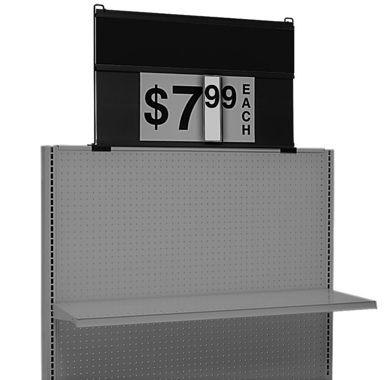 Cent Style Spiral Number Pads for End Cap Signboards -8"H-10 pieces