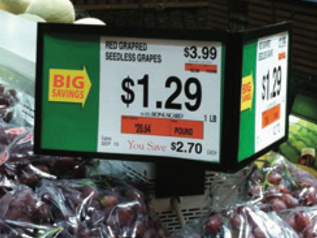 Black Double Sign Frame with Magnet-Metal-11" W x 7"H