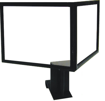 Black Double Sign Frame with Magnet-Metal-11" W x 7"H