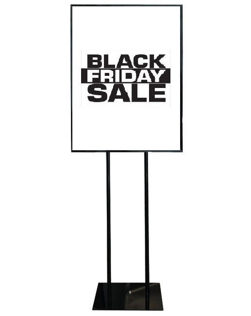 Black Friday Sale Standard Retail Standard Poster-Floor Stand Stanchion Sign- 22 x 28
