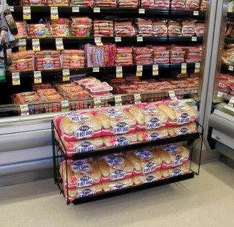 Black Metal 2 Shelf Cooler Mount Baskets- 2 units