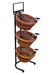 Bakery Display 3 Tier Rack & Baskets