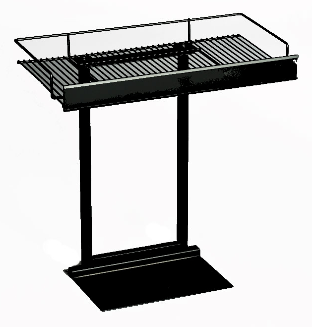 Black Metal Adjustable Airpots Topper Fixture