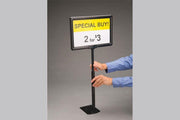 Black Plastic Sign Frame-Telescopic 
