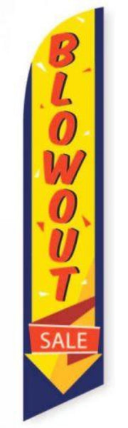 Blowout Sale Feather Flag