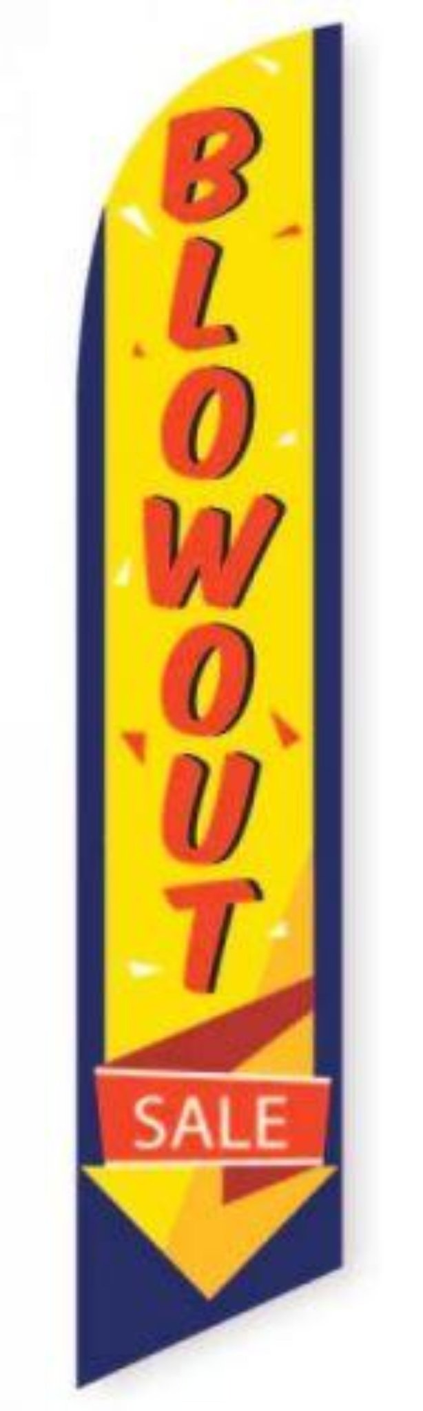 Blowout Sale Feather Flag