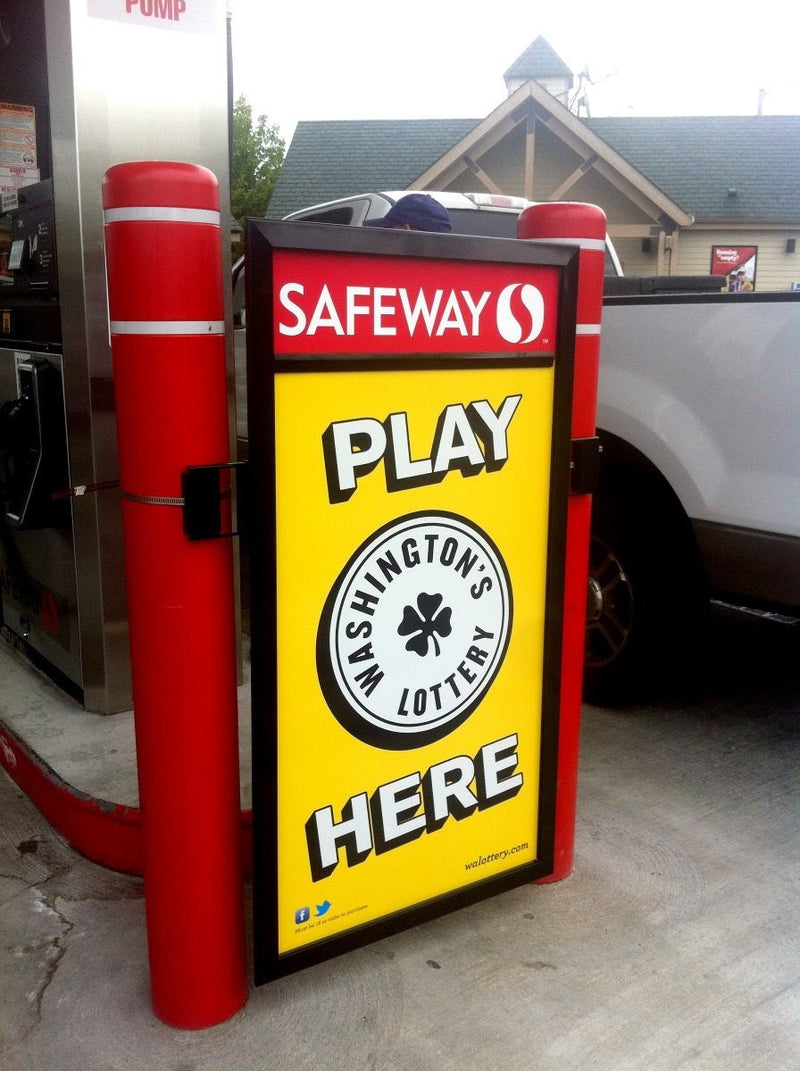 Bollard Post Sign Frame Mounting Hardware