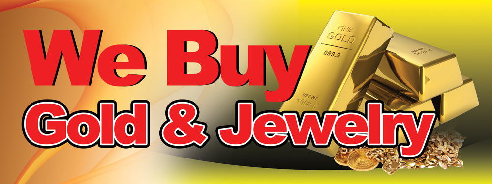 We Buy Gold & Jewelry Banner