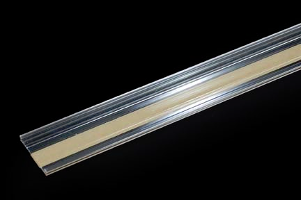 Gondola Price Channel Shelf Strips with Adhesive Back- 48"w x 1.25" H