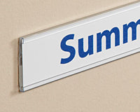 Gondola Price Channel Shelf Strips with Adhesive Back- 48"w x 1.25" H