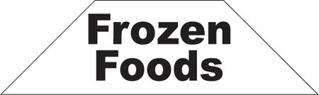 Cooler Door Decals-Clings- Frozen Foods