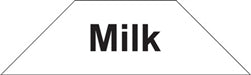Milk Cooler Door Decal Clings- 10 pieces