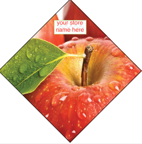 Produce Ceiling Danglers- Apples