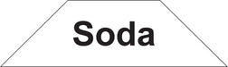 Cooler Door Decals-Clings- Soda