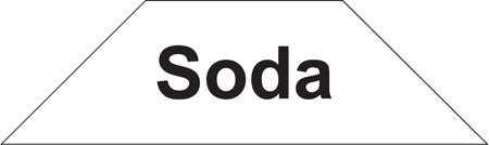 Cooler Door Decals-Clings- Soda