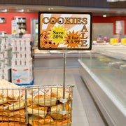 Sign Holder Frame Set for Wire Fixtures or Dump Bins