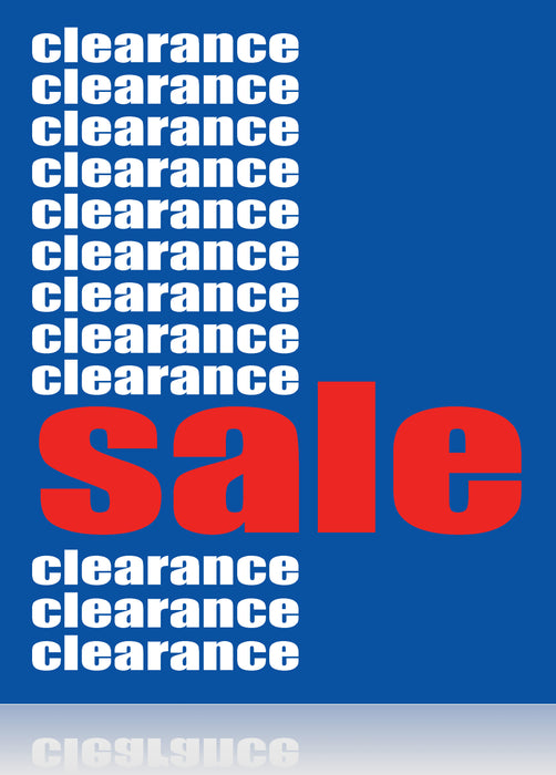 Clearance Sale Banner on Sale Sign Clearance Retail Sign, Clearance Banner  Advertising Shop Retail Banner, Sale Item Shop Banner 4 Sizes 