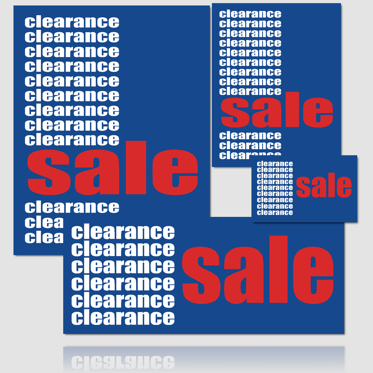 Clearance Sale Business Store Retail Counter Sign