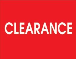 Clearance Retail Shelf Signs 11"X 7"