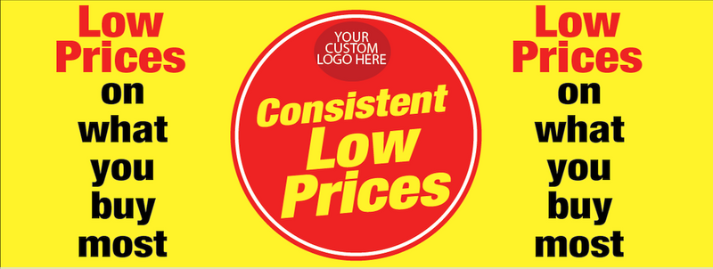 Consistent Low Price- Price Channel Shelf Molding Strips -12"W x 1.25"H -10 pieces