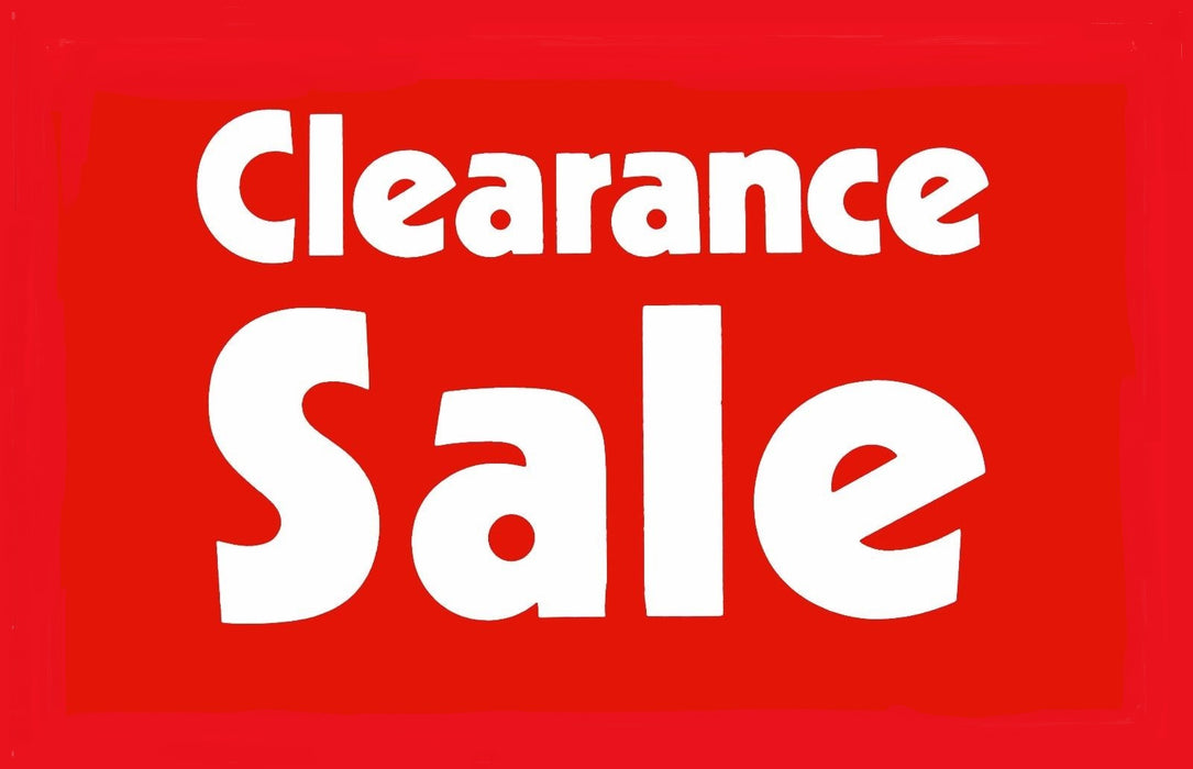 Clearance Sale Window Sign-Posters-22" H x 28" W