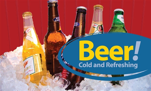 Ceiling Dangler Mobile Sign-Beer