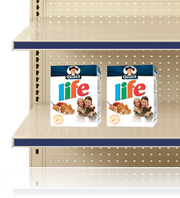 Blue Price Channel Molding Strips-48"W x 1.25"H -100 pieces - screengemsinc