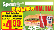 Ceiling Dangler Mobile Sign- Combo Meal Deal
