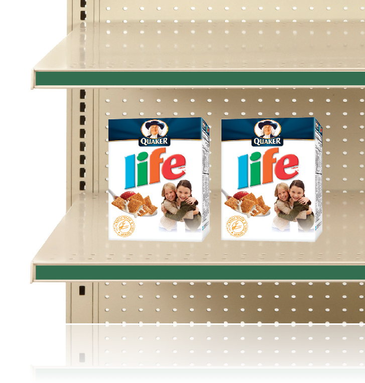 Green Price Channel Shelf Molding Strips -48"W x 1.25"H -10 pieces