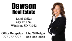 Real Estate Magnetic Signs & Business Cards-Custom Printed