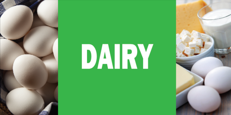 Economical Dairy Department Wall Signs & Wall Graphics