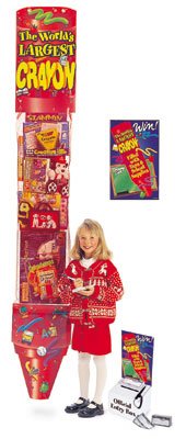 Giant Back to School Toy Filled Crayon Sweepstakes-Contest Giveaway- Promotional Item-8' - screengemsinc