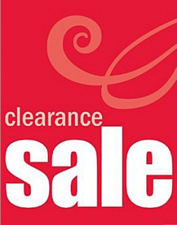 Clearance Sale Event Sign Poster 22 x 28