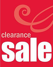 Clearance Standard Poster- Floor Stand Stanchion Sign 