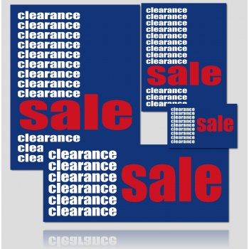 Clearance Sale Big Format Sign Kit-36 pieces — screengemsinc