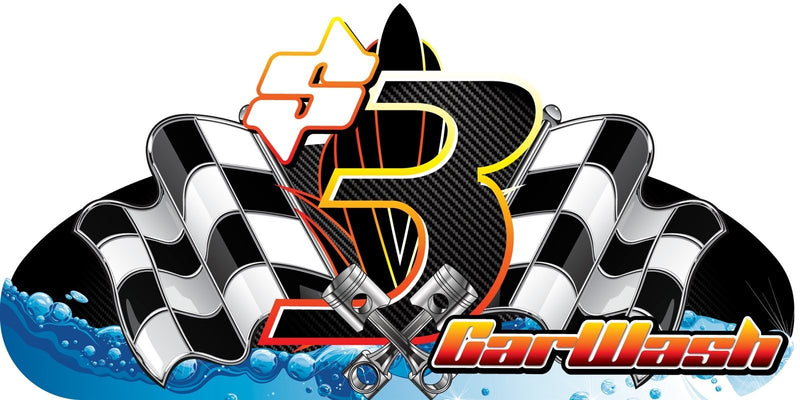 Car Wash Aluminim Wall Sign-96" W x 48" H