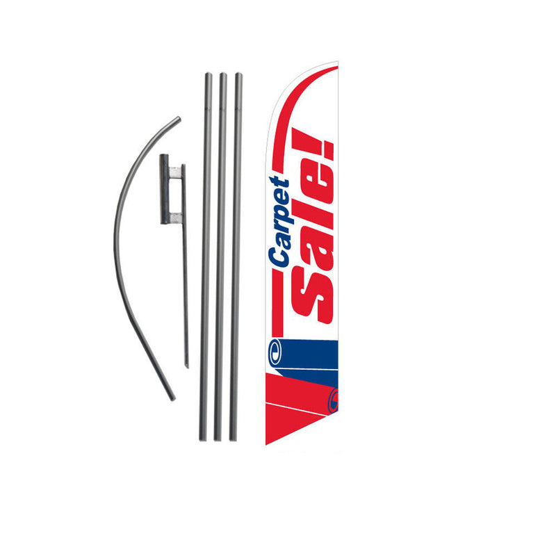 Carpet Sale Feather Flag Kit-R/W/B
