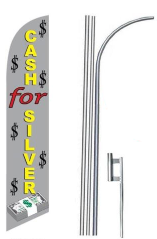 Cash for Silver Feather Flag Kit