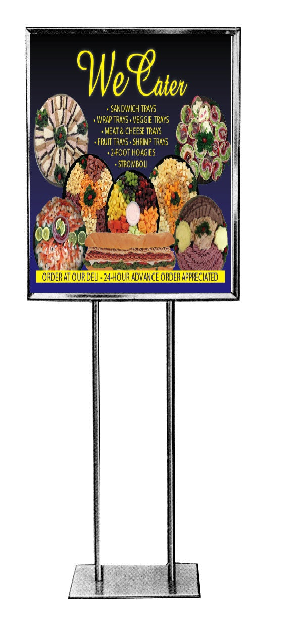Catering Stanchion Floor Stand Signs