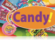 Ceiling Dangler Mobile Sign-Candy