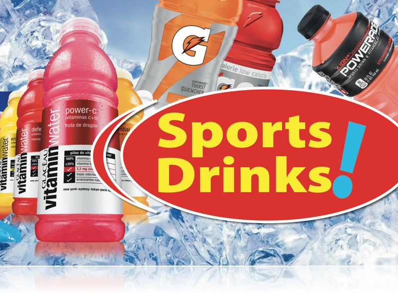Ceiling Dangler Mobile Sign-Sports Drinks